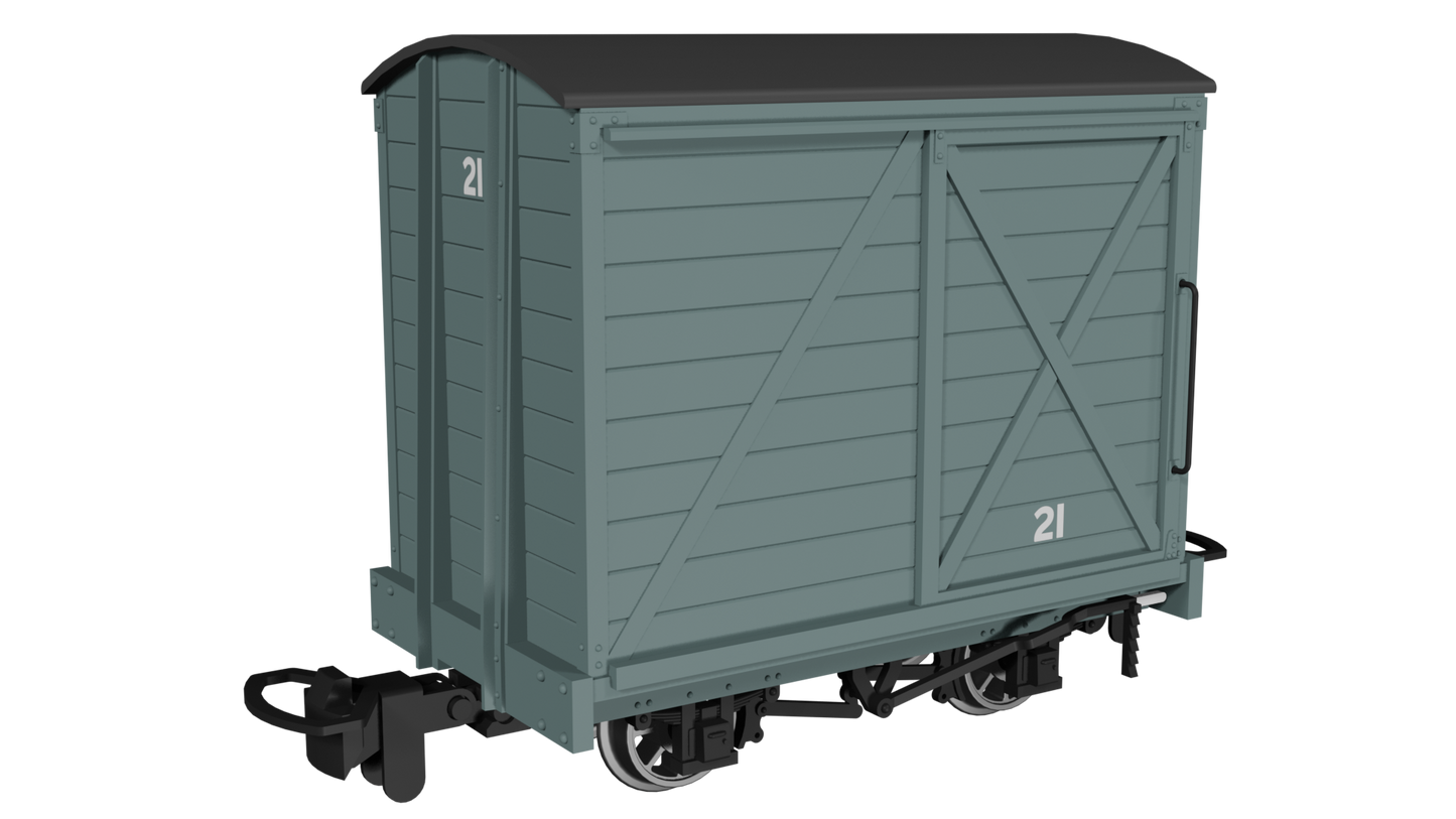 Rapido Trains 990304 - Covered Van - Plain Grey No.21