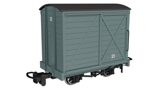 Rapido Trains 990304 - Covered Van - Plain Grey No.21