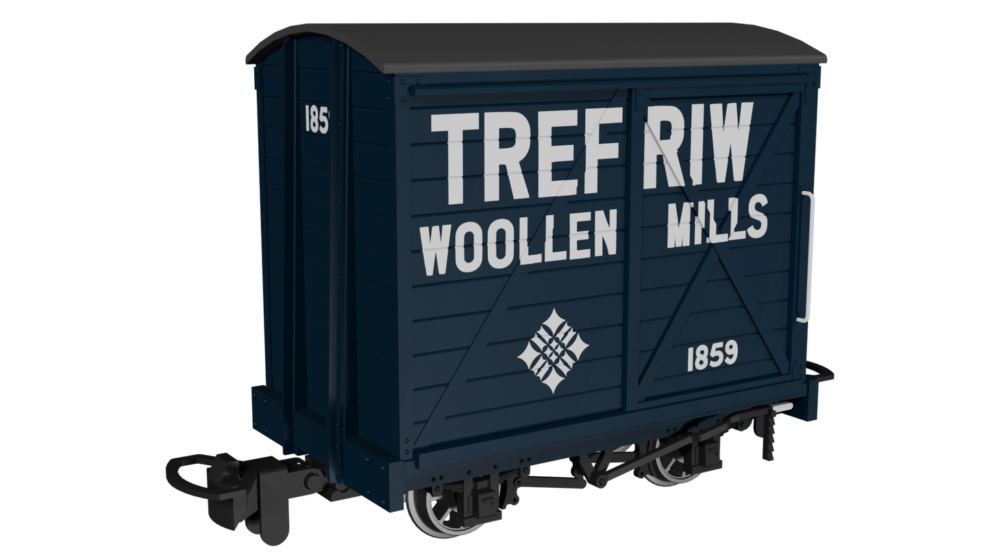 Rapido Trains 990306 - Covered Van - Trefriw Woolen Mills No.1859