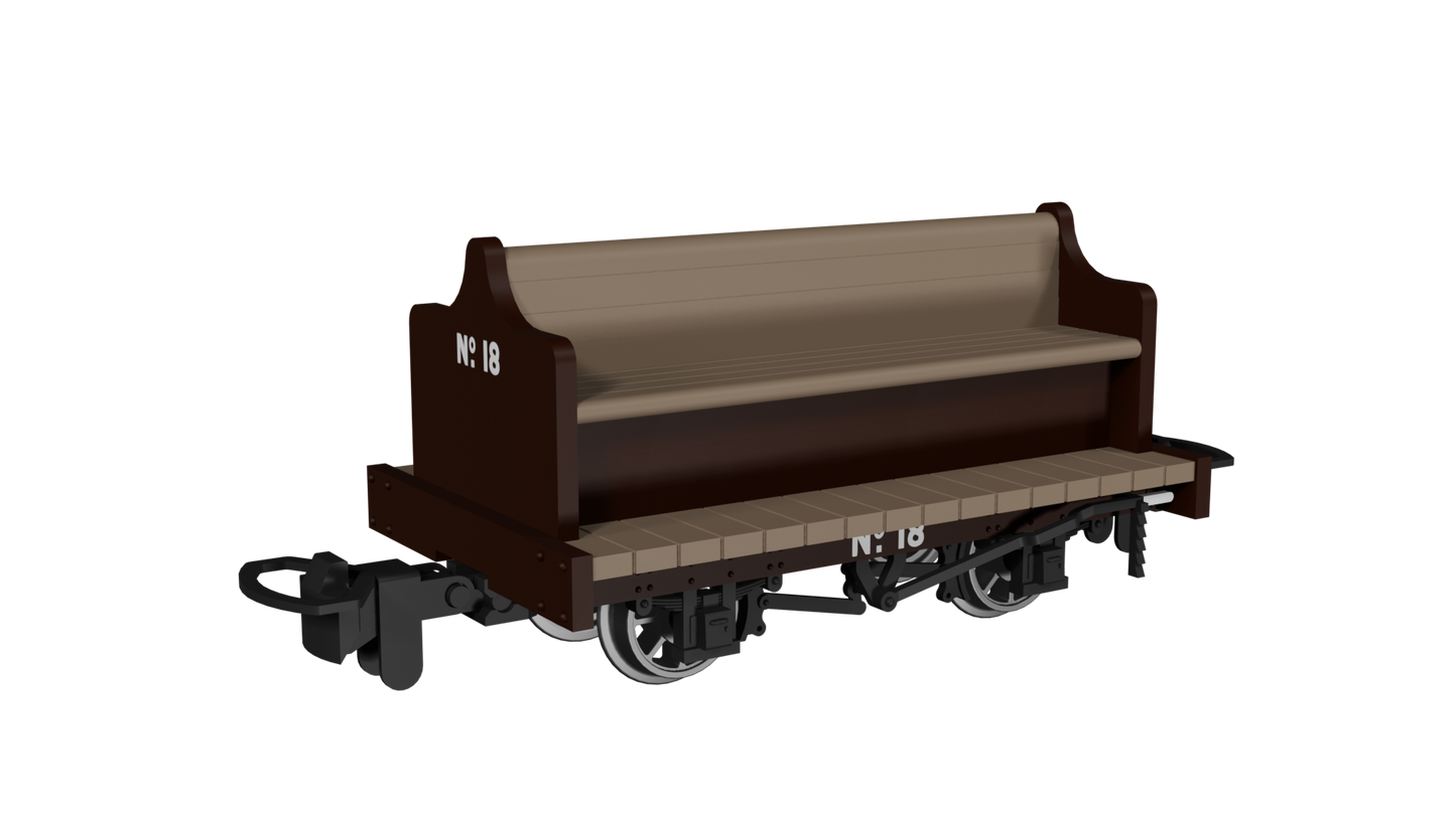 Rapido Trains 990501 - Manrider – Plain Brown No.18