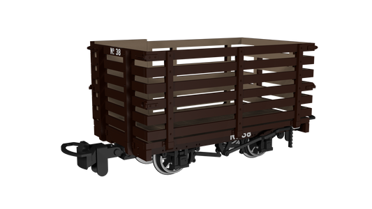 Rapido Trains 990604 - Livestock Wagon – Plain Brown No.38
