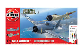 Airfix A50184 - F4F-4 Wildcat & Mitsubishi Zero Dogfight Double
