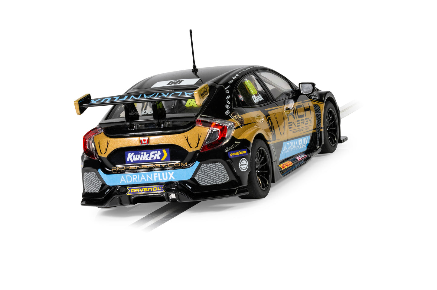 Scalextric C4409 - Honda Civic FK8 Type R BTCC 2022 - BTC Racing Josh Cook