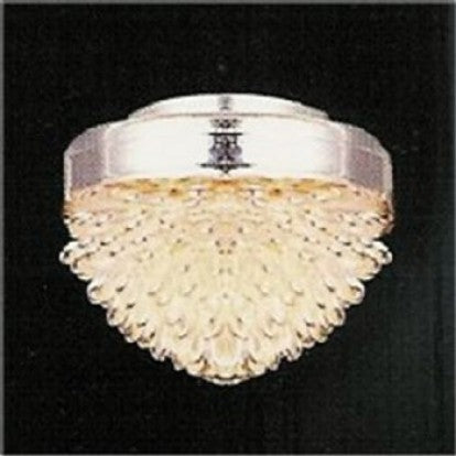 Streets Ahead DE081 - Silver/Glass Ceiling Light