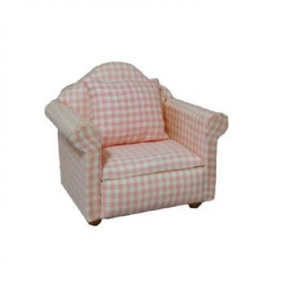 Streets Ahead DF1163 - Pink Pattern Armchair