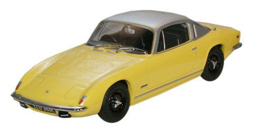 Oxford Diecast LE001 - Lotus Elan Plus2 in Yellow/Silver