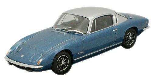 Oxford Diecast LE002 - Lotus Elan Plus2 in Logan Blue & Silver