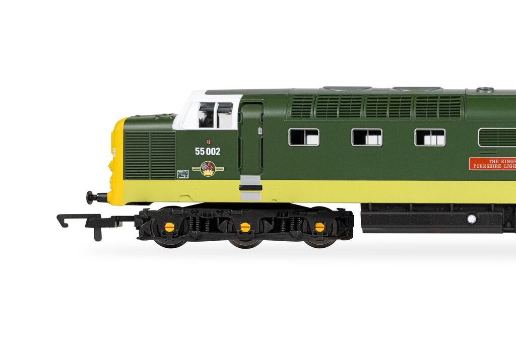 Hornby R30438TXS - RailRoad: Class 55 (Deltic) - BR - 55002 'The Kings own Yorkshire Light Infantry' (DCC Sound Fitted)