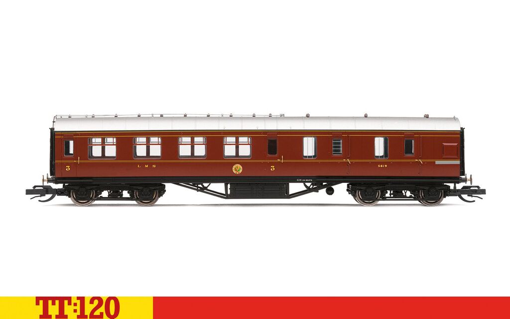 Hornby TT4009 - LMS 57' Corridor Brake Third No.5619