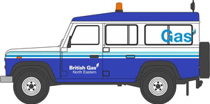 Oxford Diecast NDEF019 - Land Rover Defender LWB British Gas