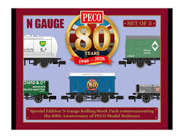 Peco NR58880 - Peco 80th Anniversary Special Edition Rolling Stock Pack