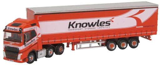 Oxford Diecast NVOL4003 - Volvo FH4 Curtainside Knowles