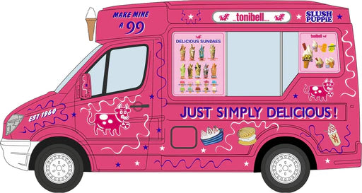 Oxford Diecast NWM009 - Whitby Mondial Ice Cream Van Tonibell
