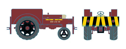 Oxford Rail 76FTRS003 - Fordson Tractor Rail Shunter (BR)
