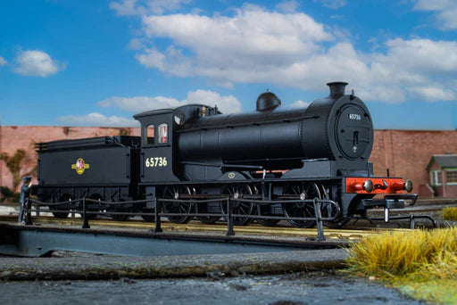 Oxford Rail 76J26003 - BR Late (plain black) 65736 0-6-0 Class J26