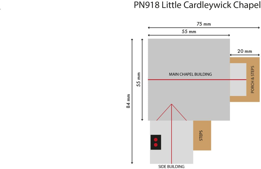 Metcalfe PN918 - Little Cardleywick Chapel