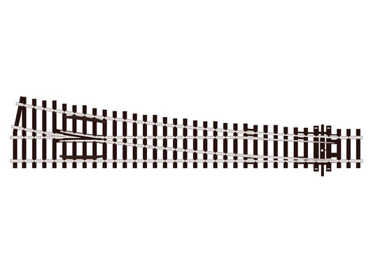 Peco SLE88 - OO/HO Gauge, Large Radius Right Hand Turnout