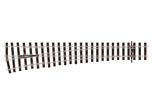 Peco SLU1189 -  OO Bullhead Large Radius Turnout - Left Hand - UNIFROG