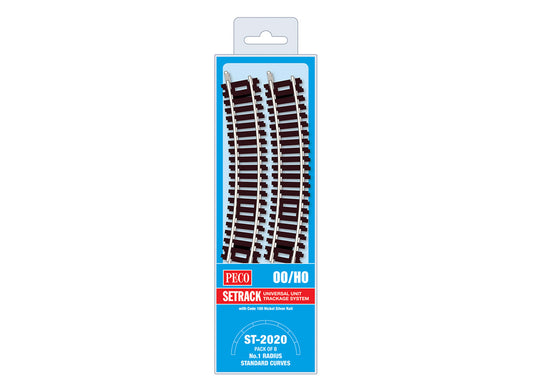 Peco ST2020 - Standard Curve, 1st Radius (Pack of 8)