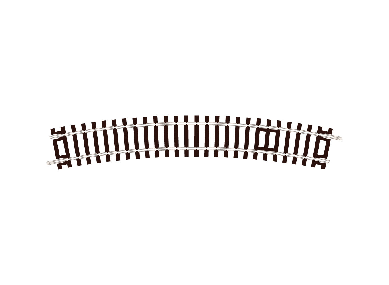 Peco ST-230 - OO/HO Gauge, No.3 Radius Standard Curve