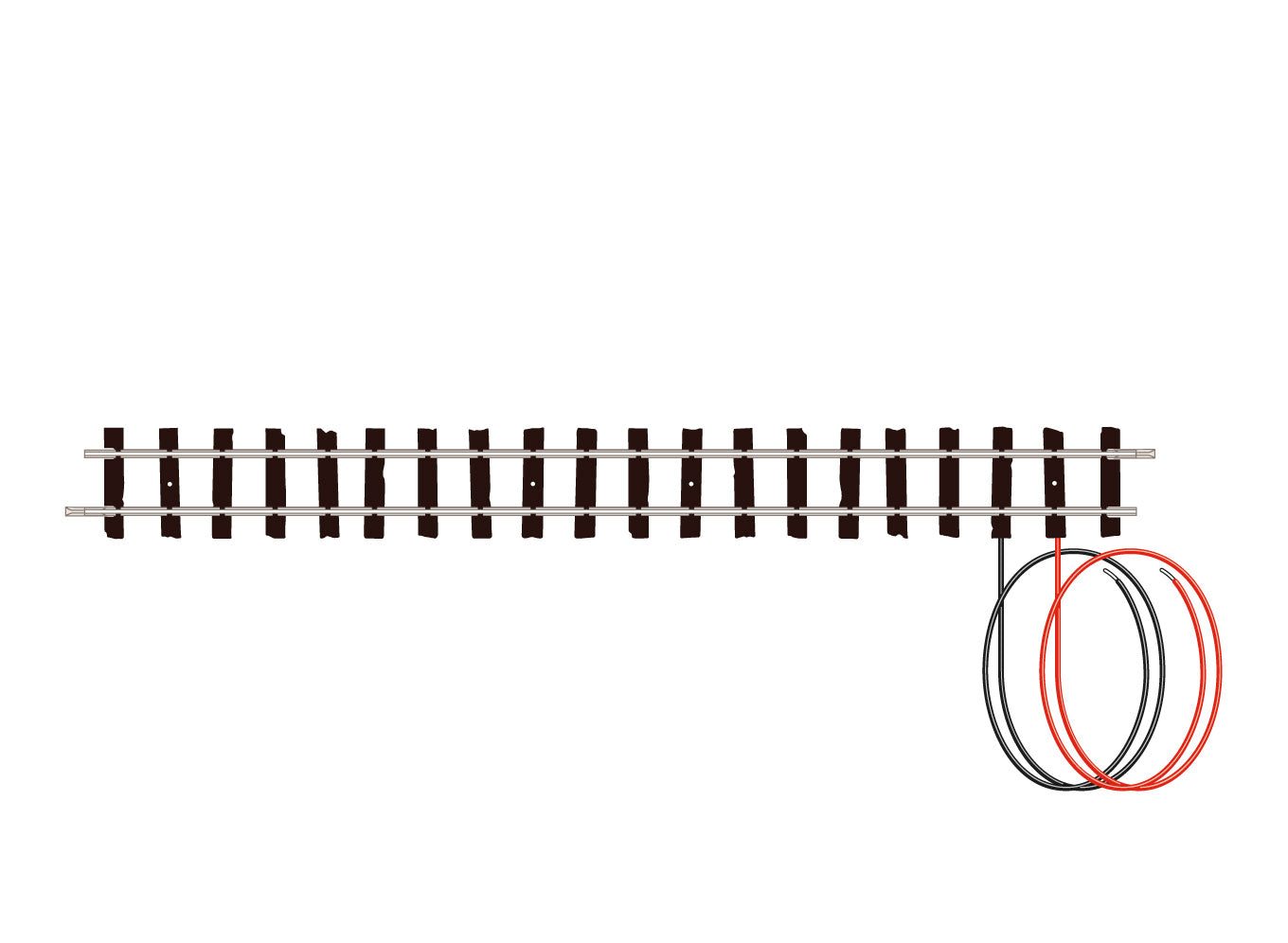 Peco ST413 - Setrack 00-9 Wired Double Straight