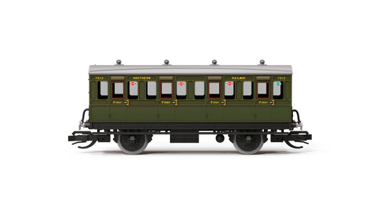 Hornby TT4051 - SR - 4 Wheel - '7512' - First Class Coach