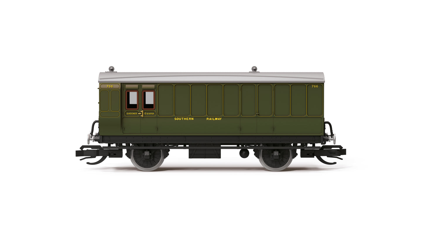 Hornby TT4054 - SR - 4 Wheel - '766' - Passenger Brake Coach