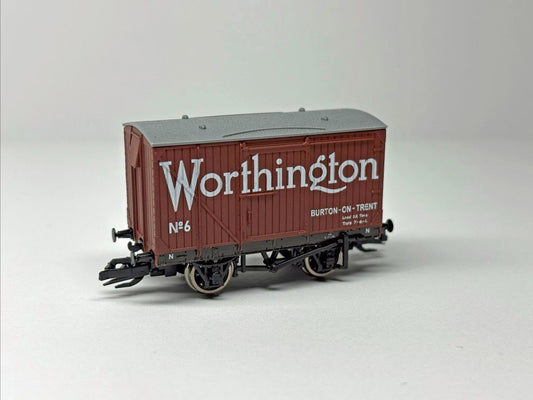 Peco TTR1305P - TT:120 LMS/BR 9ft Wheelbase Van, Worthington No. 6