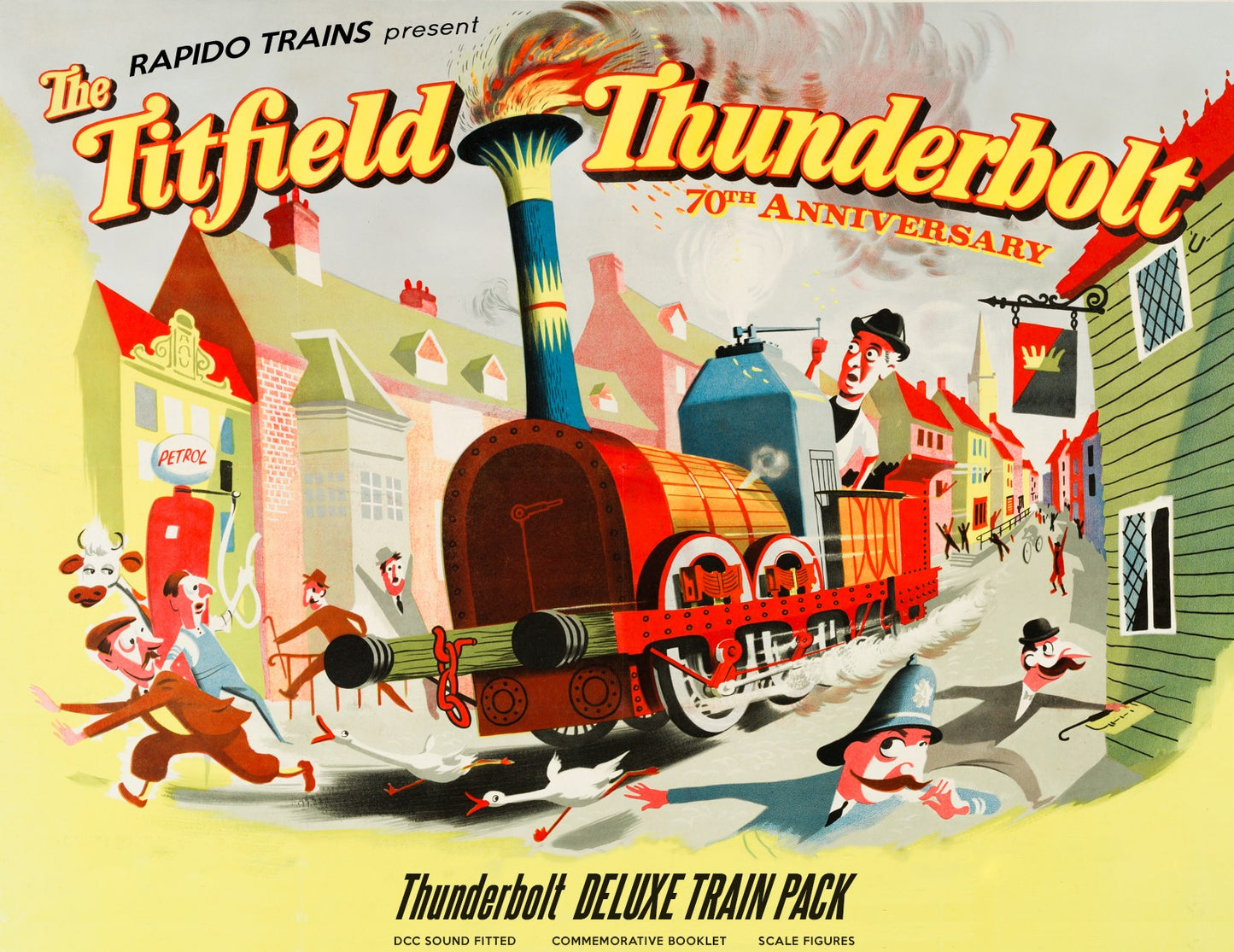 Rapido Trains UK 922001 - The Titfield Thunderbolt Train Pack Deluxe Pack (Pack 1) 'SOUND FITTED'