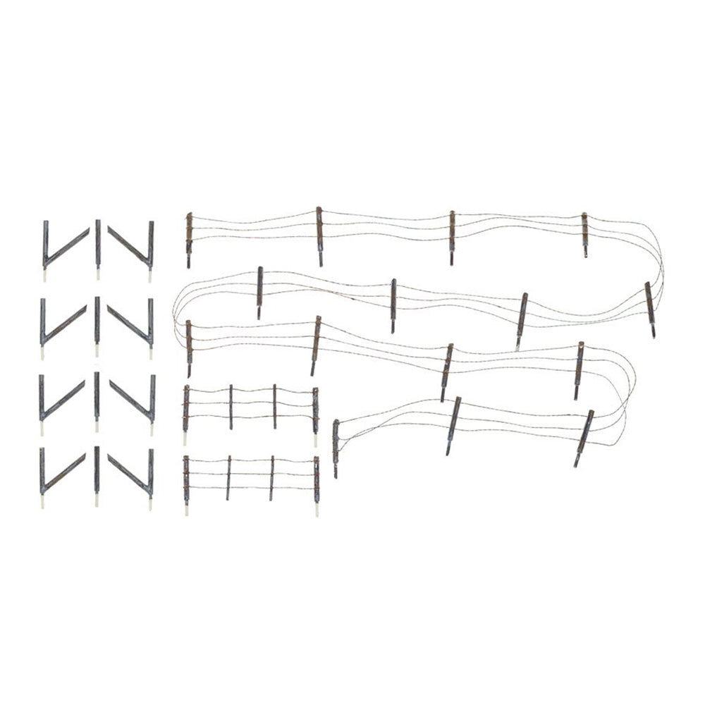 Woodland Scenics A2980 - Barbed Wire Fence - HO Scale