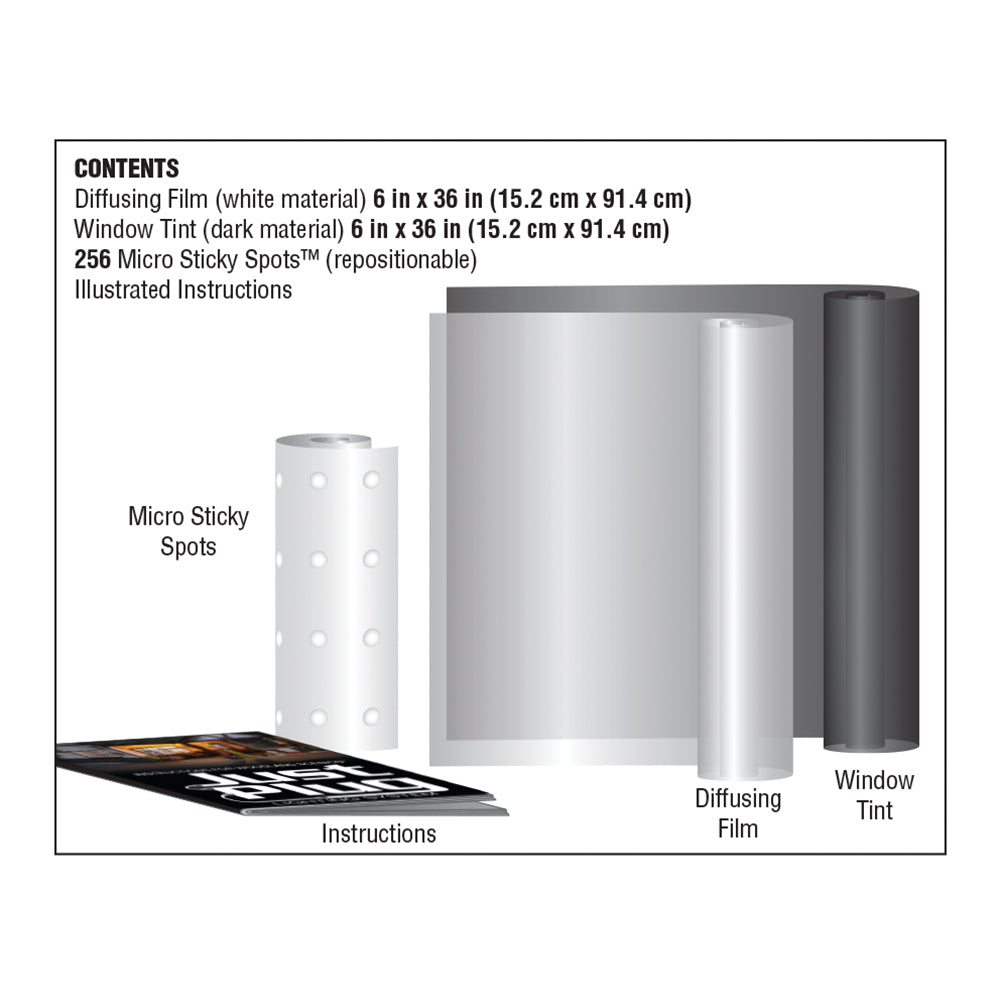 Just Plug Lighting 5715 - Light Diffusing Window Film
