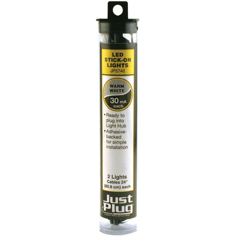 Just Plug Lighting 5740 - LED Stick-On Lights WARM WHITE