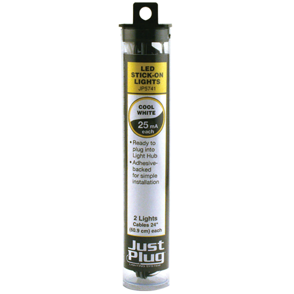 Just Plug Lighting 5741 - LED Stick-On Lights COOL WHITE