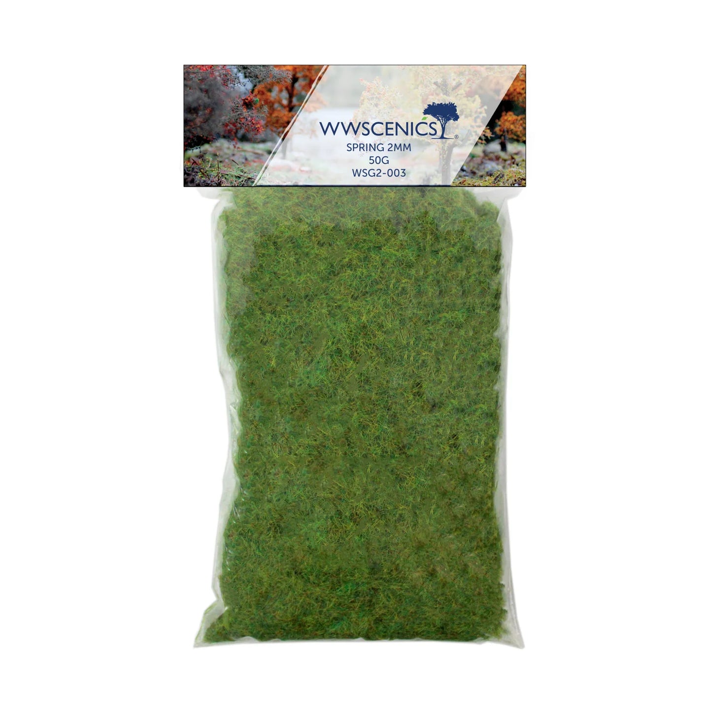 WWScenics WSG2-003 - 2mm Spring Static Grass (50g)
