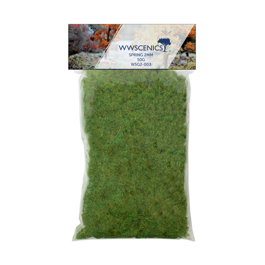 WWScenics WSG2-003 - 2mm Spring Static Grass (50g)