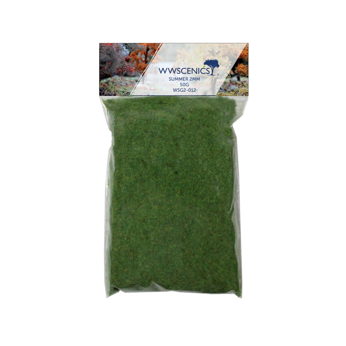 WWScenics WSG2-012 - 2mm Summer Static Grass (50g)