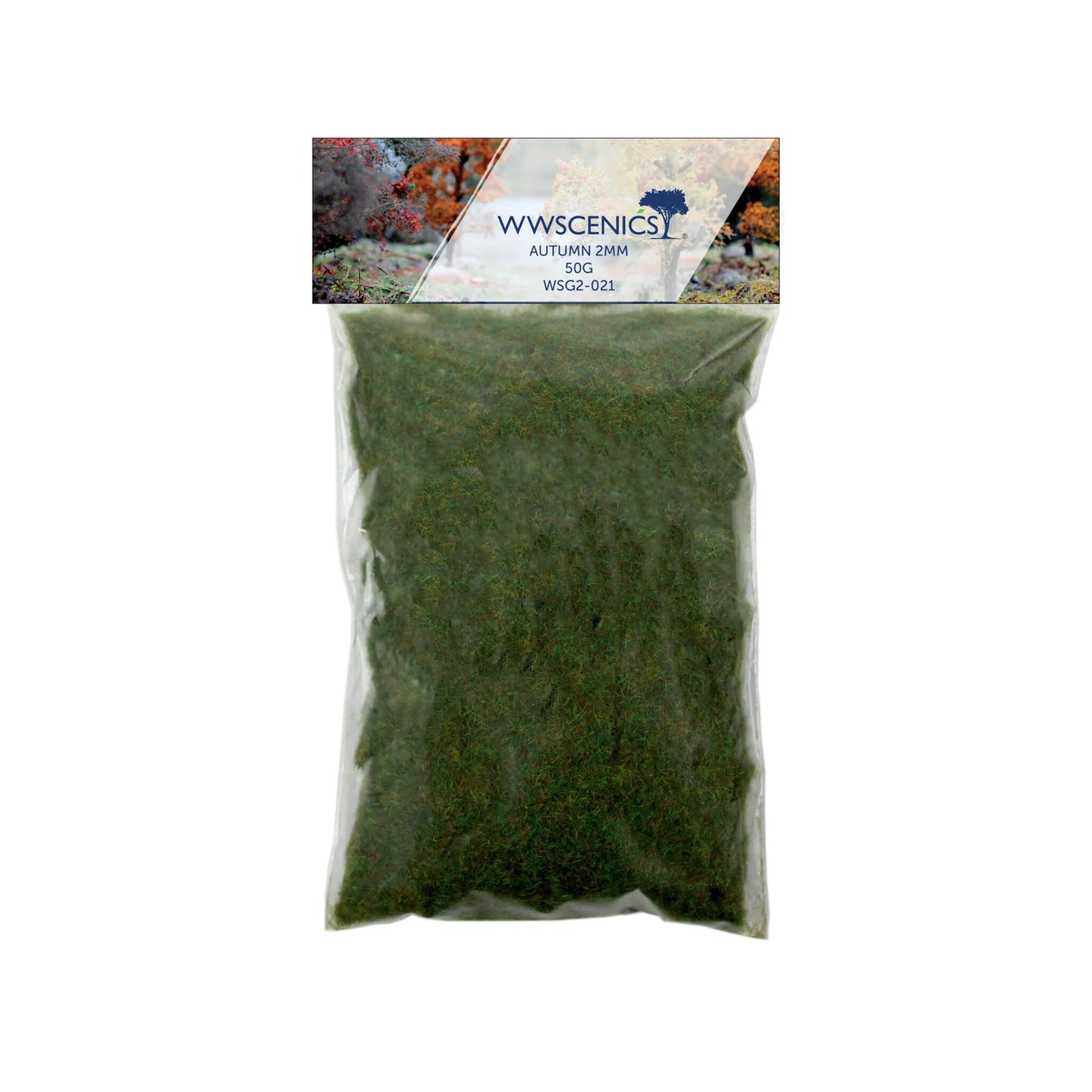 WWScenics WSG2-021 - 2mm Autumn Static Grass (50g)