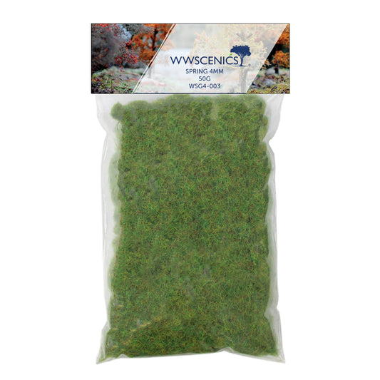 WWScenics WSG4-003 - 4mm Spring Static Grass (50g)