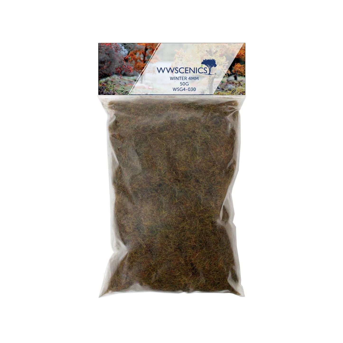 WWScenics WSG4-030 - 4mm Winter Static Grass (50g)
