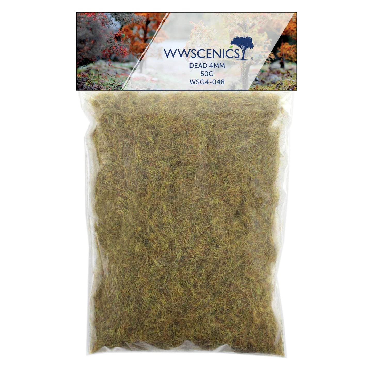 WWScenics WSG4-048 - 4mm Dead Static Grass (50g)
