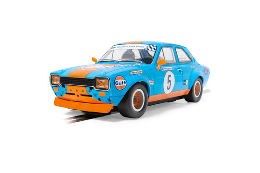 Scalextric C430 - Ford Escort Mk1 - Wayne Crabtree Modified Ford Series 2023 - Gulf Edition