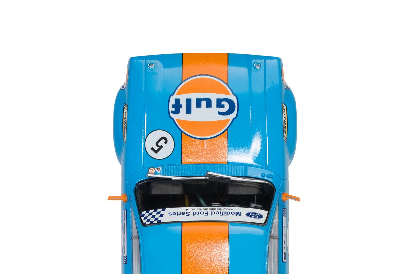Scalextric C430 - Ford Escort Mk1 - Wayne Crabtree Modified Ford Series 2023 - Gulf Edition