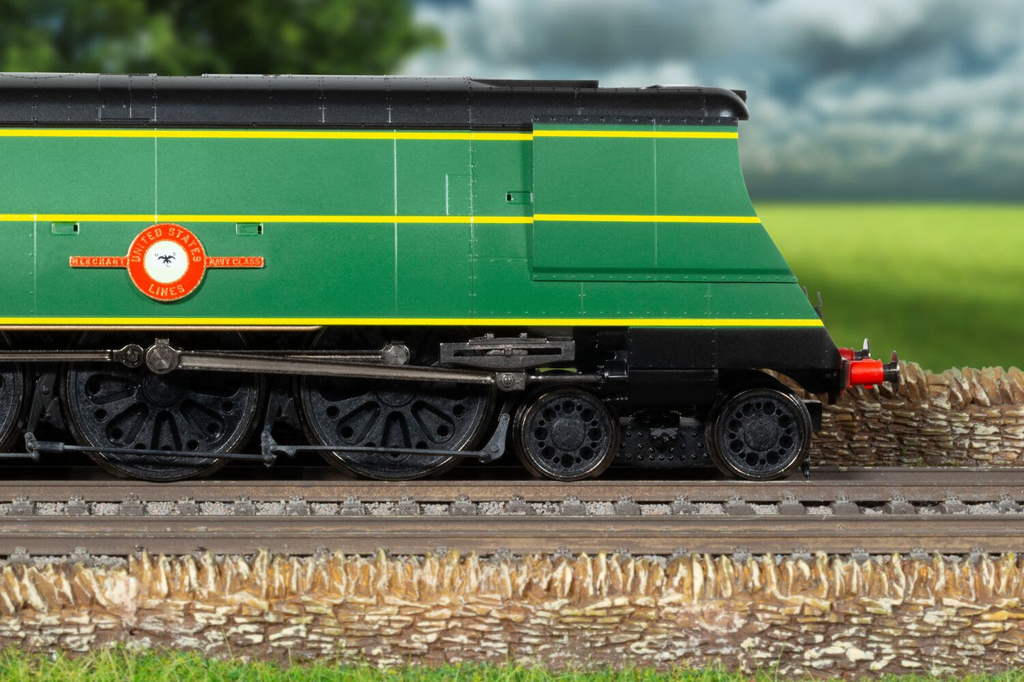 Hornby R3860 - R3860 BR, Merchant Navy Class, 4-6-2, 35012 'United States Lines'