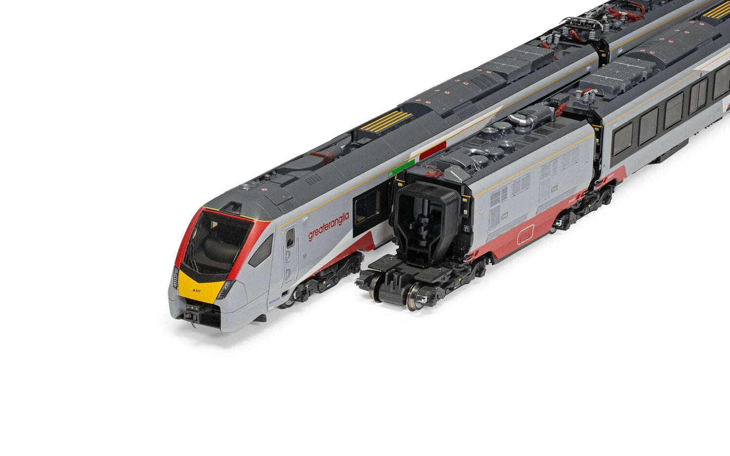 Hornby R3963 - Greater Anglia, Class 755/3 'FLIRT' 3 Car Train Pack