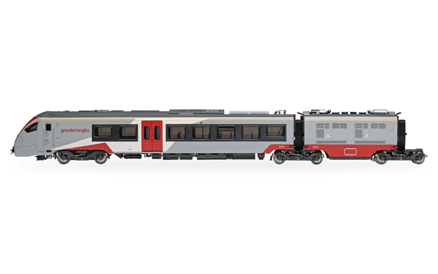 Hornby R3963 - Greater Anglia, Class 755/3 'FLIRT' 3 Car Train Pack