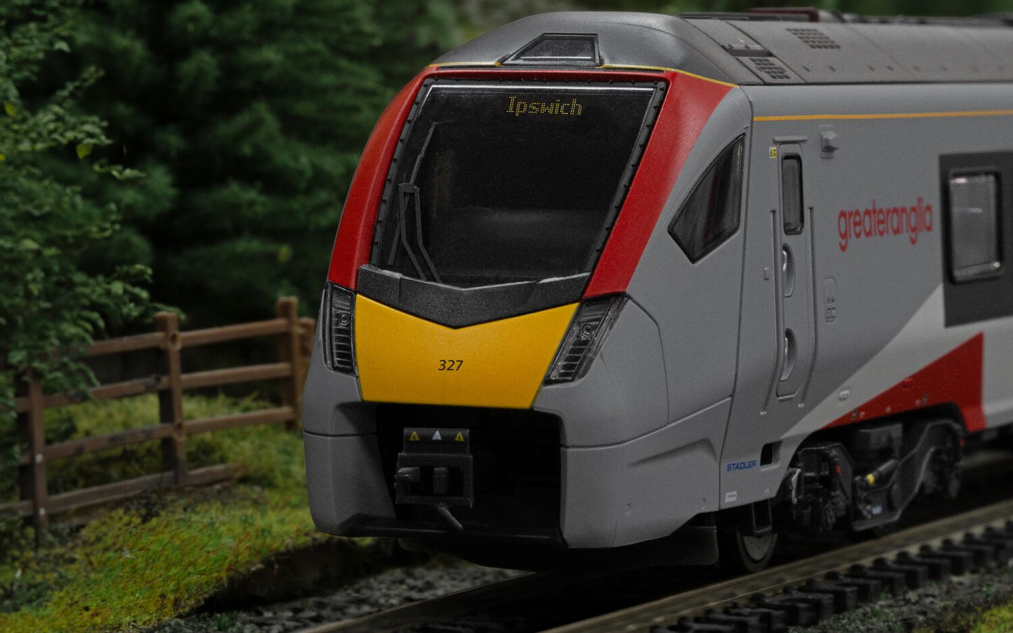 Hornby R3963 - Greater Anglia, Class 755/3 'FLIRT' 3 Car Train Pack