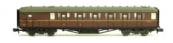 Dapol 2P-011-275 - Gresley Coach BR Maroon Brake Composite E10015E
