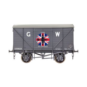 Dapol 7F-066-010W - GW Standard 12t Van VE Day 80th Airforce (Weathered)