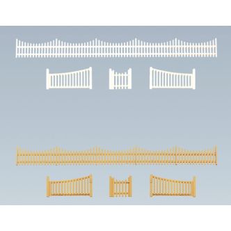 Faller 272406 - Garden Fence with Gate Kit 540mm.  N Scale.