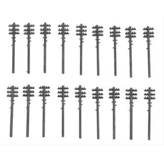 Gaugemaster GMKD14 - Telegraph Poles (18) Kit